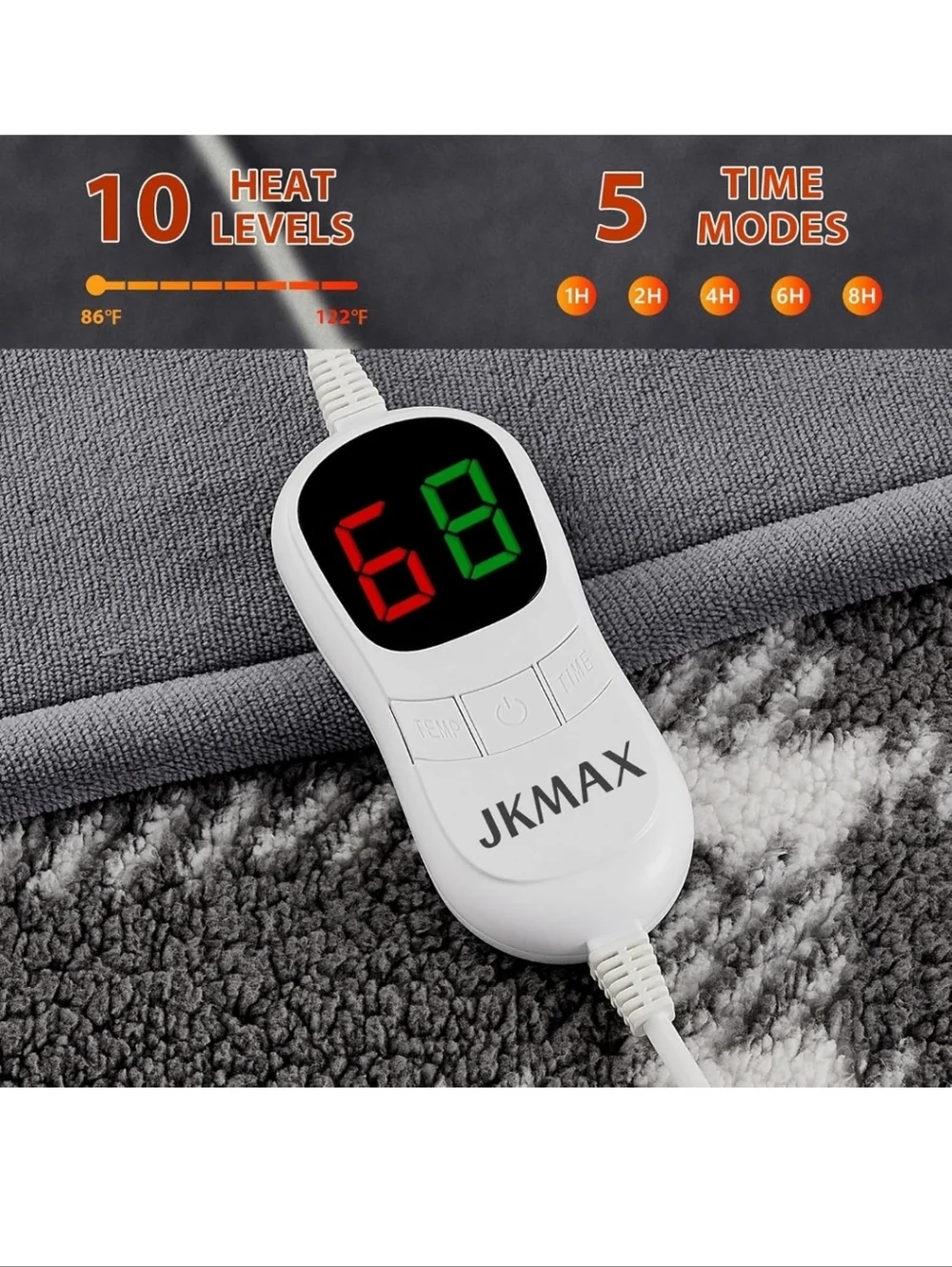 Heated Electric Blanket Full Size